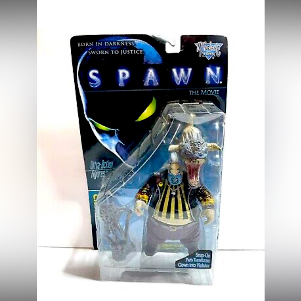Vintage Spawn the Movie The Clown Violator Action Figure McFarlane Toys 1997 NIB